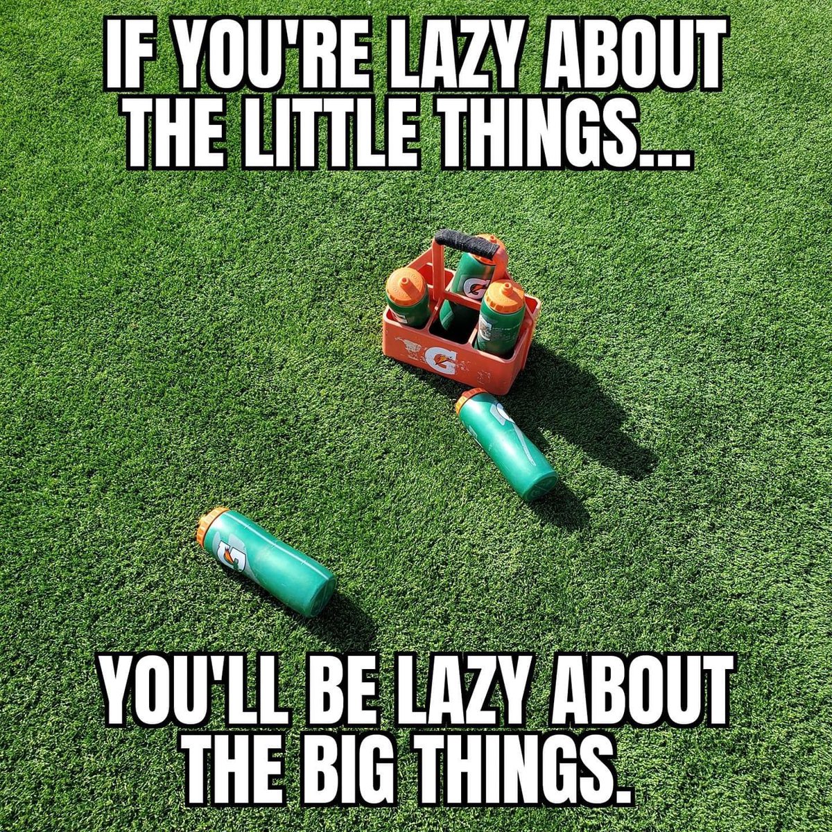 I’m not saying this is always true, but EVERY player in every successful program I’ve ever worked with would’ve seen this &amp; been pissed at whomever left the bottles &amp; rack like this. Do the small things well &amp; the big things tend to fall into place.