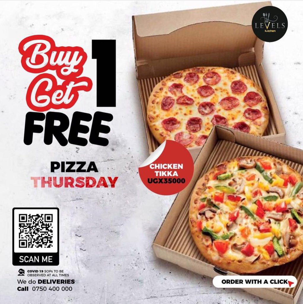 It’s Thursday Buy One Get One Free call 0750400000 to place your orders