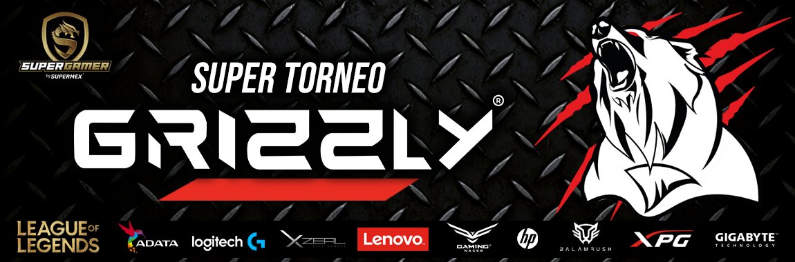 SupermexMX's tweet photo. ¡VIVE LA EXPERIENCIA SUPERGAMER!
Se parte del SUPERTORNEO "LEAGUE OF LEGENDS" de lanzamiento de la “SERIE GRIZZLY”
¡Todas la información que necesitas saber está aquí! 👉 https://t.co/VXBlzLdIY2
#torneo #grizzly #LOL #LeagueOfLegends #gamer #gamers #supergamer #games #PCGamer https://t.co/AXdJumNrPC