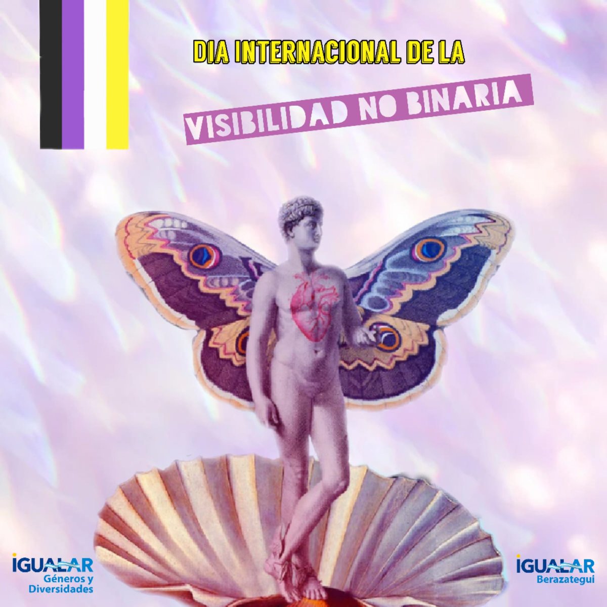 Sus historias, sus vivencias, y cultura construyen identidad colectiva, por ello  lxs jóvenes no binarixs también cuentan con sus propios símbolos.
El género a menudo está vinculado a construcciones culturales e identitarias de masculinidad, feminidad, estereotipos, roles.