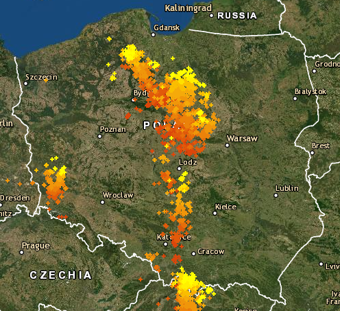 burzowo's tweet photo. Aktualna mapa burzowa.
Bieżące dane jak zawsze na https://t.co/rwAFrgcP2e https://t.co/vKHpwcRcxL