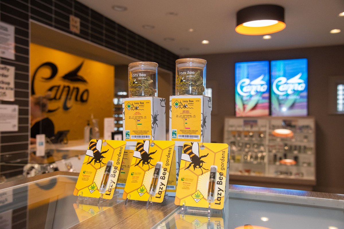 LazyBeeGardens's tweet photo. We dedicate this #WeedWednesday to our friends at @cannaculture_! This #WestSeattle #i502 retail partner is loaded with #LazyBeeGardens, and definitely take a peek at their culture shop across the street. Read more in our latest #RetailBuzz blog! 🐝💛 https://t.co/6Ora9U7ZKy https://t.co/Rh1P2eoCAo