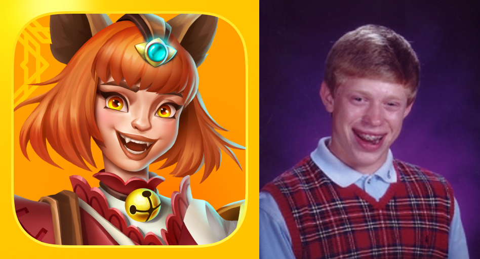 I saw this art in a random ad for a mobile game and this was all my brain could see