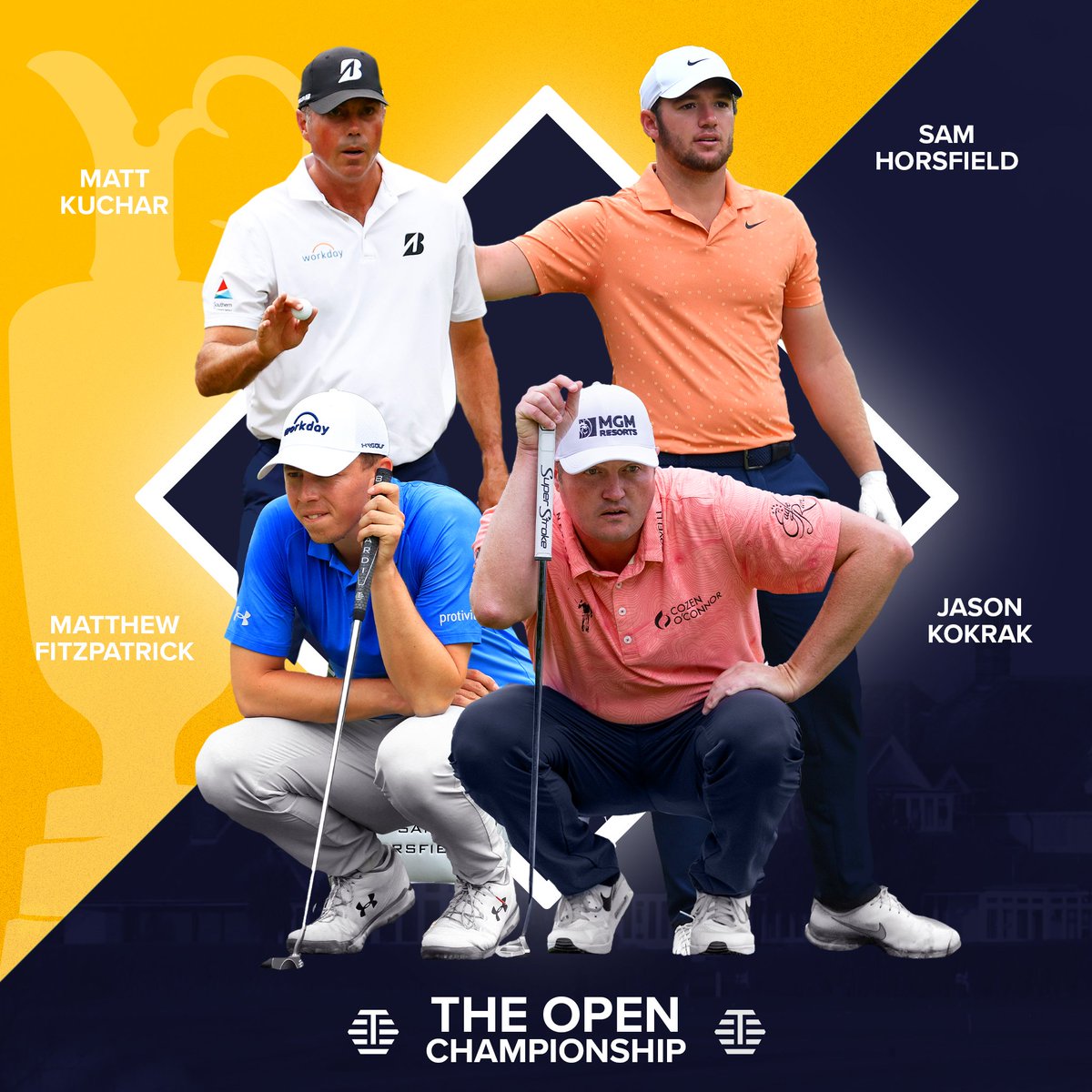 It’s Major week! 🏆 Good Luck to #TeamBettinardi in the final Major of the year at @theopen! A total of five putters are in play this week. Best of luck gents, let’s bring home the Claret Jug! 
#BettinardiGolf #MadeInTheUSA #openchampionship #pgatour #europeantour #golfdigest