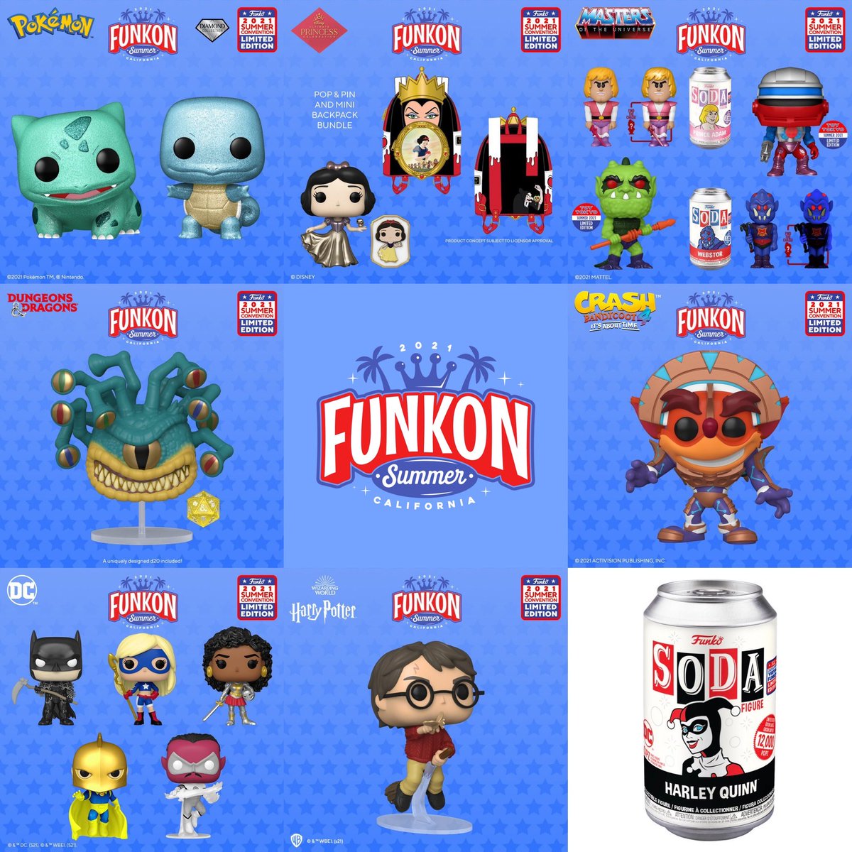 FunkoPOPsNews's tweet photo. Day 3 of the FunKon reveals is now over! What are your favorite pieces for the day and what else do you hope to see?
Linky ~ https://t.co/s16EAIGQUB
#FPN #FunkoPOPNews #Funko #POP #Funkos #POPVinyl #FunkoPOP #FunkoPOPs #FunKon21 #FunKon #FunKon2021 https://t.co/WX5FePiBLg