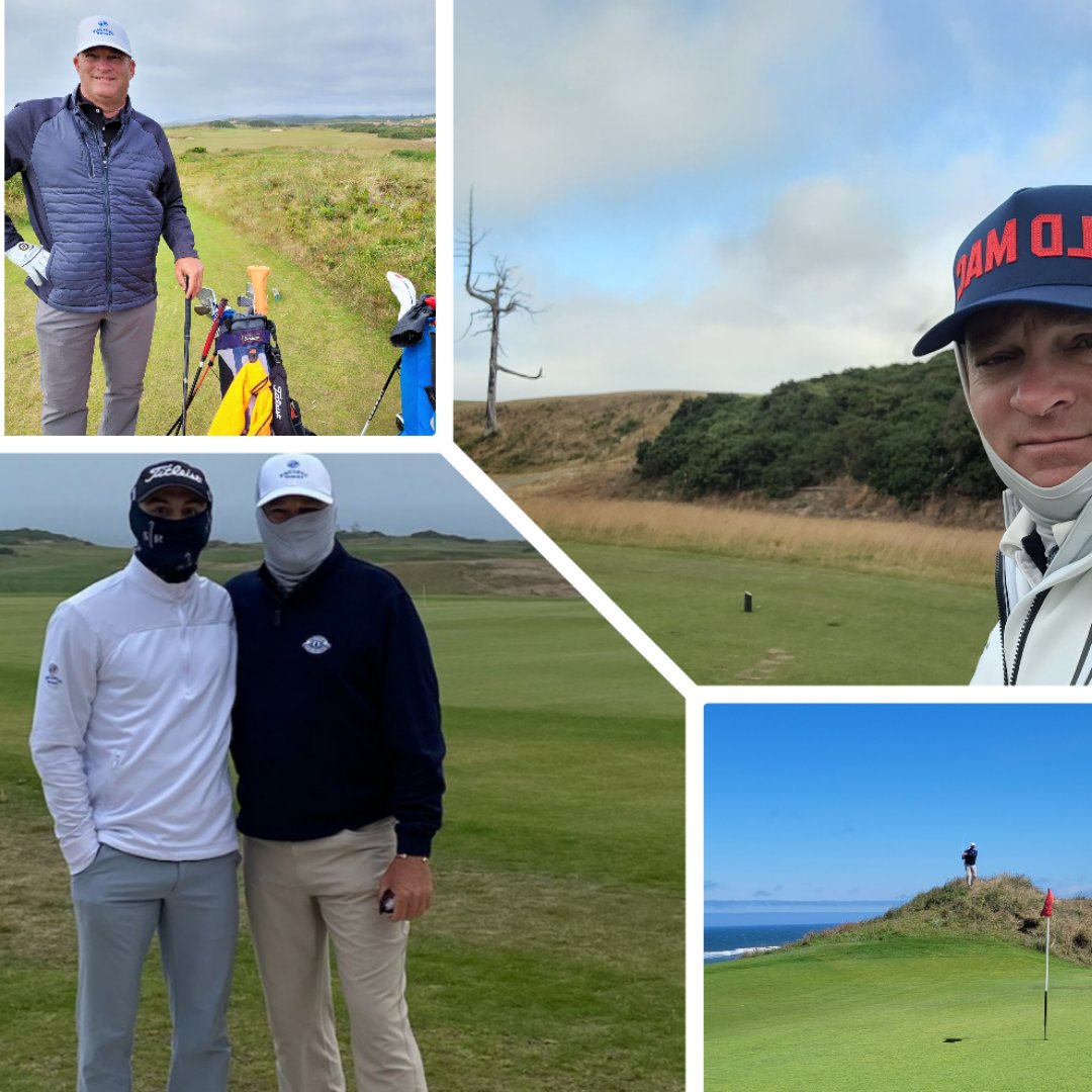 4 days - 134 ⛳ holes - 125k steps - 61.5 miles walked - 1 missed 5 foot 🦅 putt, multiple bombs off the tee, and a lifetime of memories. Thanks <a href="/3DShort/">Drake</a> for being by my side.  We shall meet again <a href="/BandonDunesGolf/">Bandon Dunes</a> thanks for exemplary customer service and for sharing golf heaven