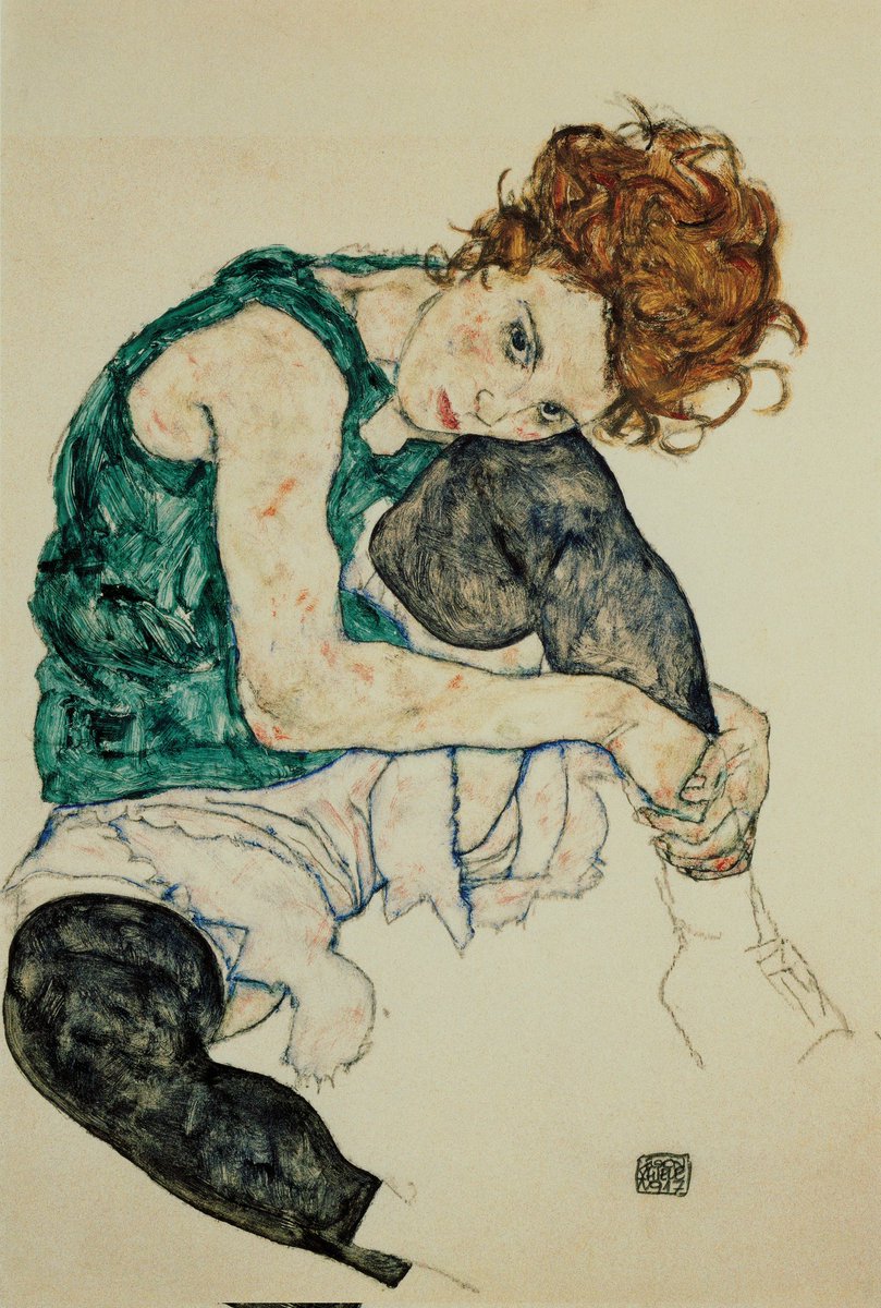 roundsoo's tweet photo. 공감 (Empathy) × Egon Schiele https://t.co/xJ8NhPnYMM