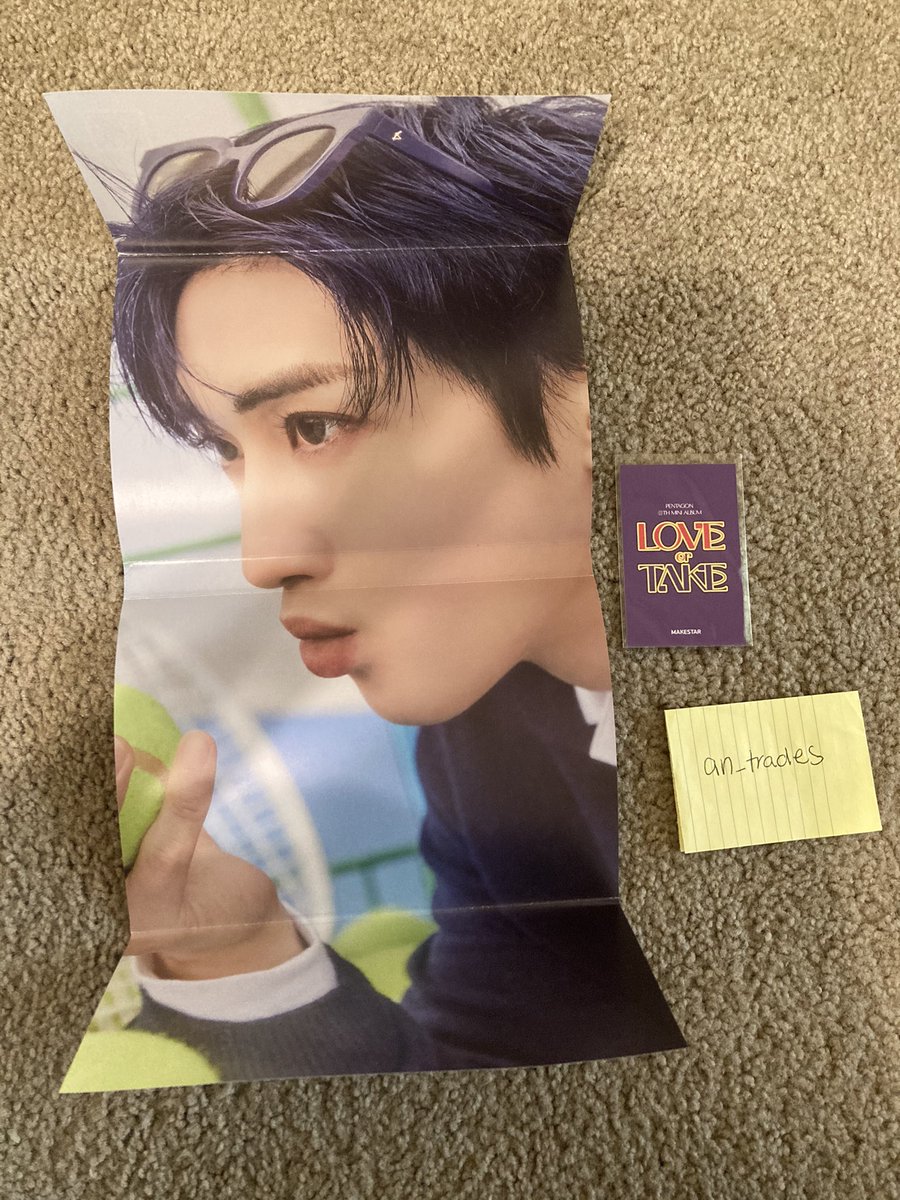 an_trades's tweet photo. WTS/WTT #Pentagon Love or Take

Have:
-Yanan sporty miniposter for $3 
-Yanan sporty cover for $7
-Yanan makestar pob for $10 or trade with kino, yuto, yeoone or wooseok equivalent

$1.50 Stamped or $4 tracked shipping
$0.50 Stamped for pc

📍USA/Canada only
@pentagontrades https://t.co/IPbC0oK5dB