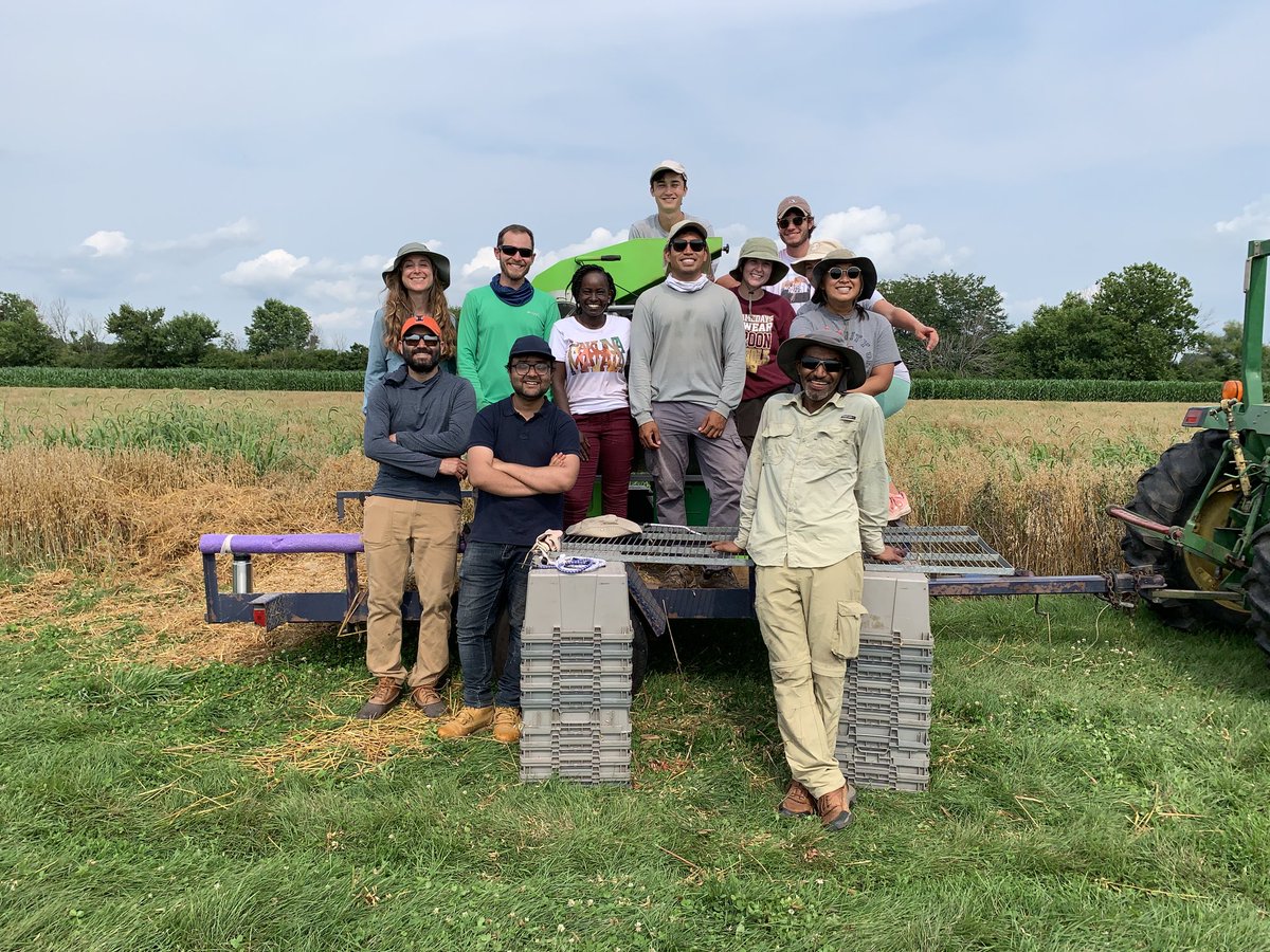 JRutkoski's tweet photo. Introducing the #Illinois small grains breeding crew of 2021, some of the hardest working, smartest, and happiest people I’ve ever known. #plantbreeding ⁦@KigoniMilcah⁩ ⁦@aanupdkl⁩ ⁦@jdarbelaez⁩ ⁦@JeremyLogrono⁩ ⁦@LBMunaro⁩ ⁦@Tadele18⁩ https://t.co/wFXgboTX7t