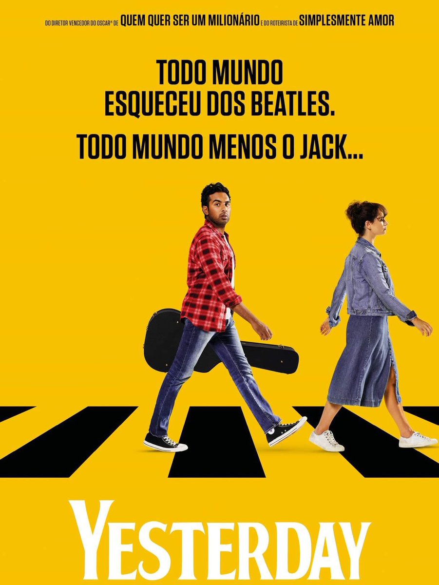 Adorei esse filme. Não só pq adoro os Beatles, mas achei a temática de levar e relembrar as músicas muito linda. #yesterdaymovie #Beatles