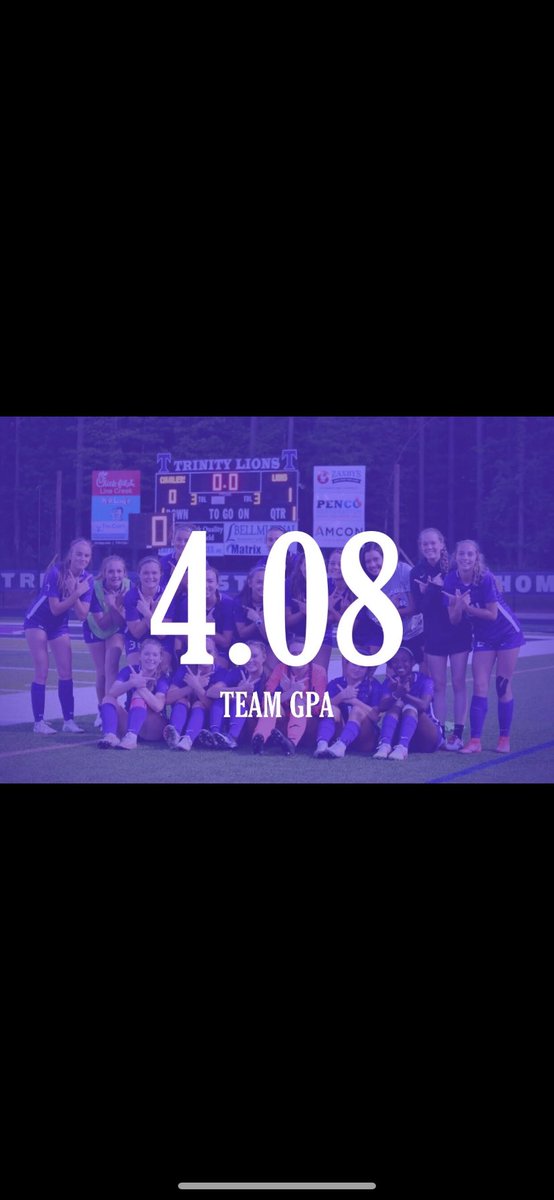 That right team GPA of 4.08 to Go with a 14-2-1 record and a #7 ranking in the state! #makeothersbetter #neverbeoutworked #unbroken #smartestteaminschoolhistory #weareTCS