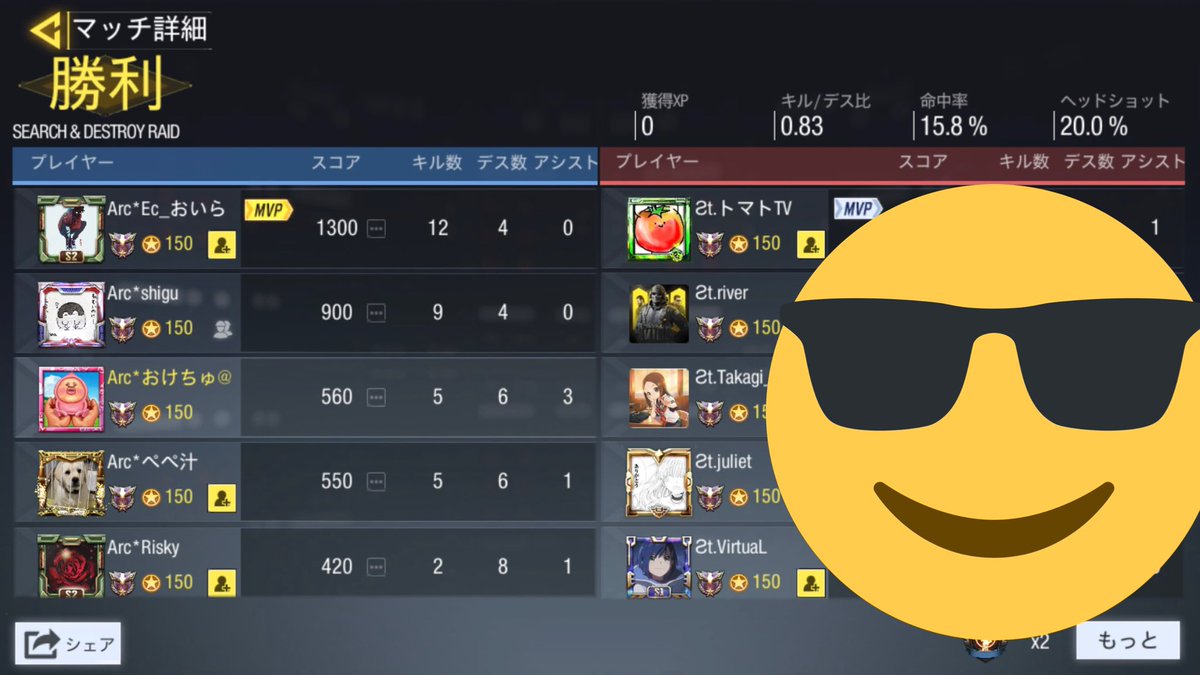 oketu_cod's tweet image. 戦績くそ悪いけどこの頃はまじで楽しかった👆

この時からおいらさんはバケモン