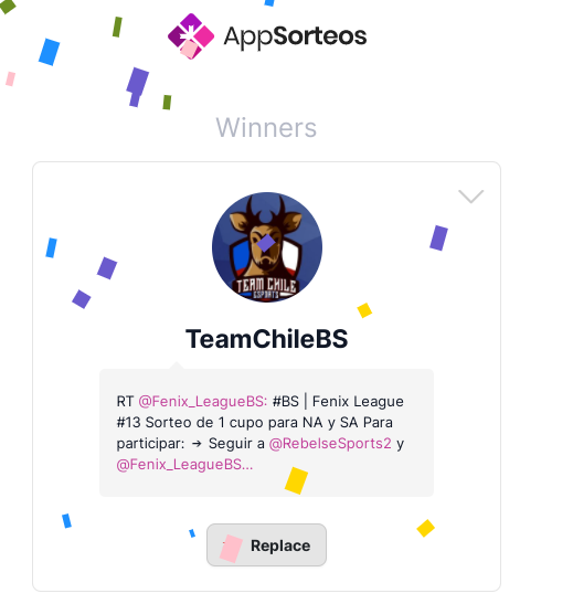 Felicitaciones <a href="/TeamChileBS/">Team Chile eSports🇨🇱 | #GoTCH</a> por ser el ganador del cupo de SA!

Contáctanos por MD tan pronto como sea posible
