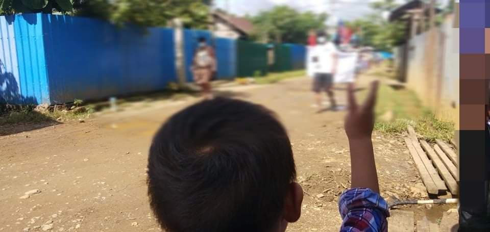 Anti-Military Strike by residents in #LoneKhin,#Hpakant today. 
#MyanmarCovidSOS
#WhatsHappeningInMyanmar 
#July15Coup