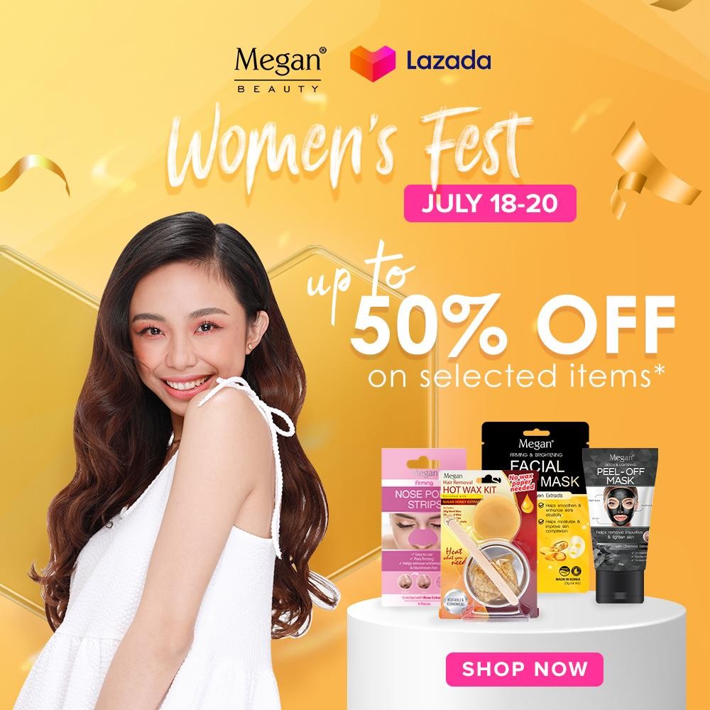 MeganBeautyPH's tweet photo. 🚨 Don't miss Lazada Women's Fest Sale 🚨

Pamper yourself beshie! SAVE UP TO 50% OFF on selected items when you shop and check out your cart this coming July 18-20, 2021!🎉

🛒 Shop here: https://t.co/a5S3S3I3Ge

#MegandaKa #MeganBeauty #LazadaSale #MaymayEntrata https://t.co/Vz1IQgTnWJ