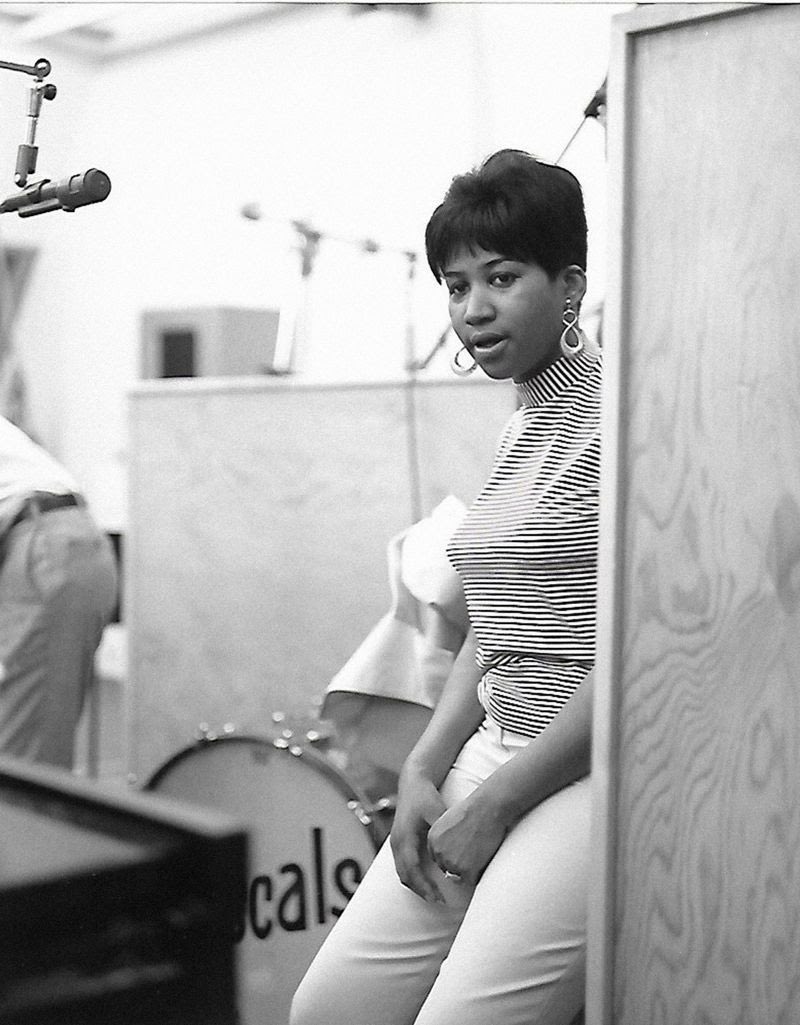 Aretha Franklin photographed by Chuck Stewart.