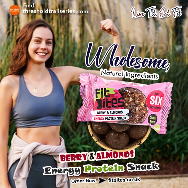 DELICIOUS FRUIT &amp; NUT BALL - BERRY &amp; ALMONDS
100% natural. 
@thresholdtrailseries_
#FitBites #Fitness #Snack #Superfoodsuk #Driedfruits #Nuts  #goodforyou #feelgood #onthego #vegan #energy #protein #goodlife #nutrition
#RTTK2021
Find something special > fitbites.co.uk