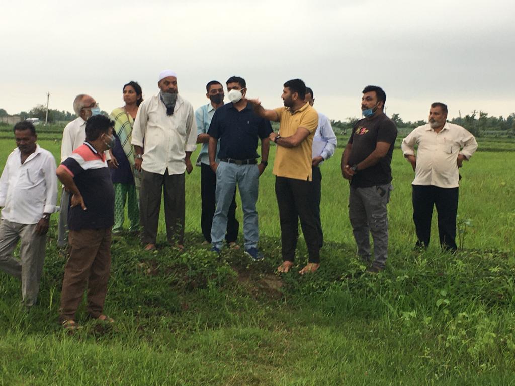 મામલતદાર કોર્ટ ઍક્ટ સંદર્ભે ડેહલી ગામે સ્થળ તપાસ કરી @PardiSdm <a href="/collectorvalsad/">Collector Valsad</a>