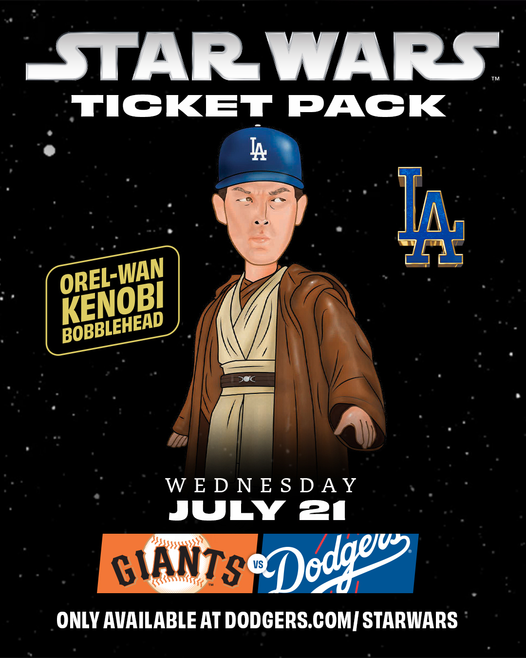 Los Angeles Dodgers on Twitter "OrelWan Kenobi Star Wars Bobblehead