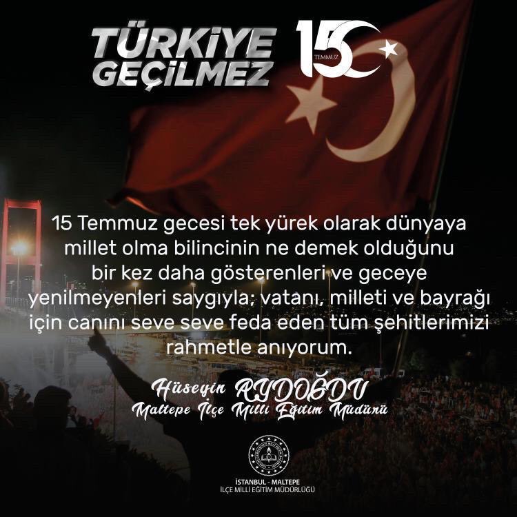 #türkiyegeçilmez🇹🇷

<a href="/tcmeb/">Millî Eğitim Bakanlığı</a> <a href="/ziyaselcuk/">Ziya Selçuk</a> <a href="/memleventyazici/">Levent Yazıcı</a> <a href="/istanbulilmem/">İstanbul İl Millî Eğitim Müdürlüğü</a> @h_aydogdumeb