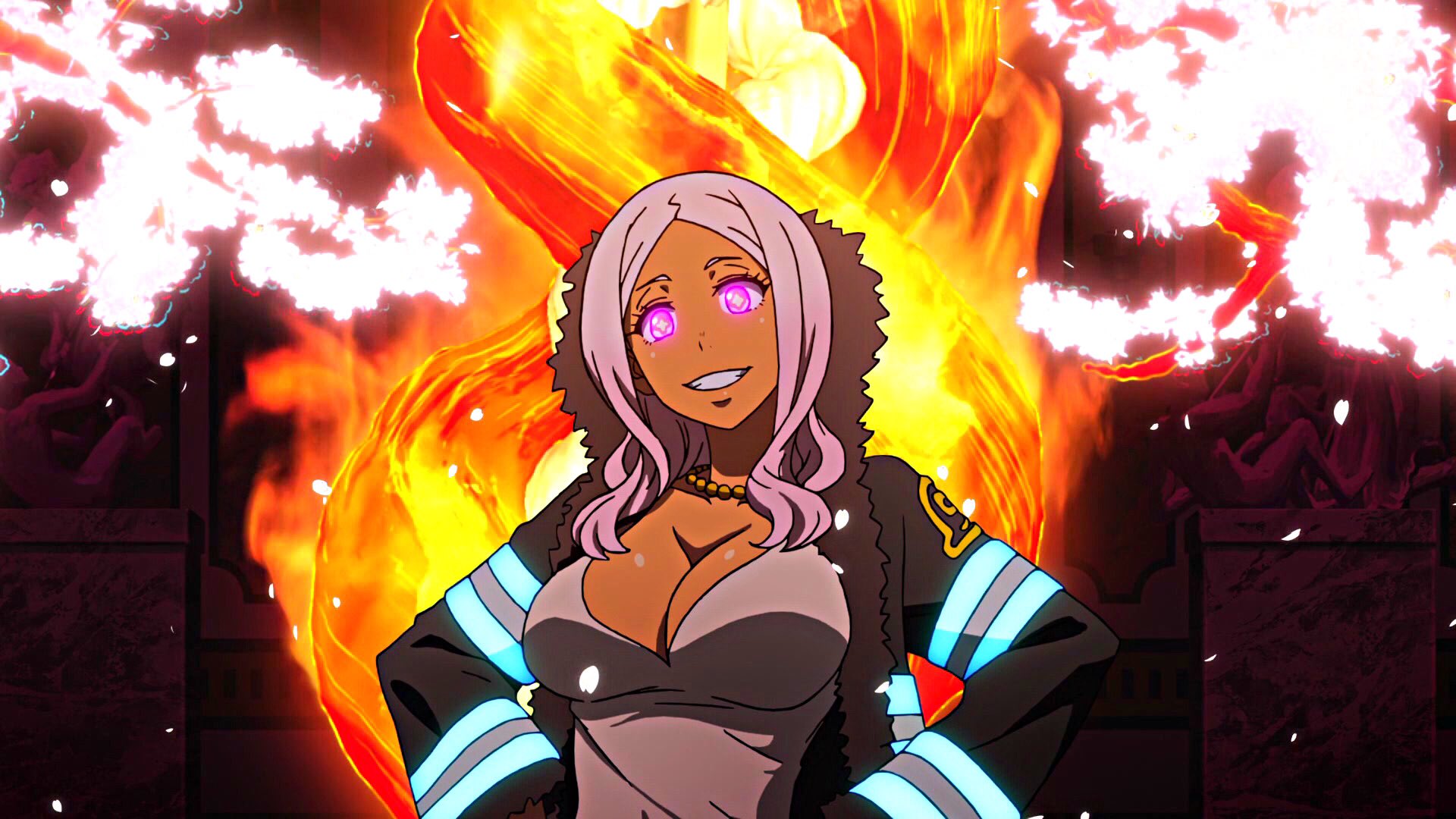 Аниме Fire Force принцесса Хибана