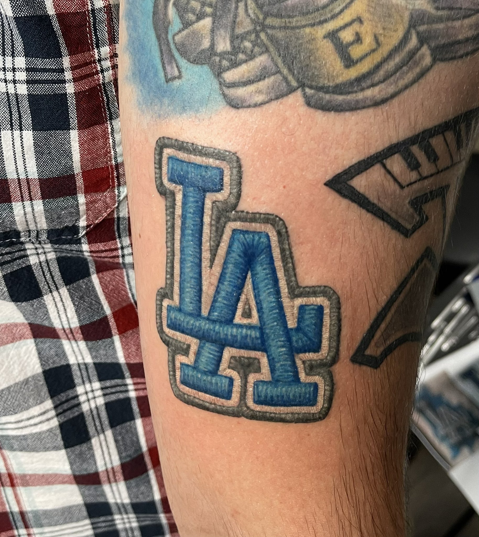 As promised Dodgers themed tattoos for 40  rDodgers