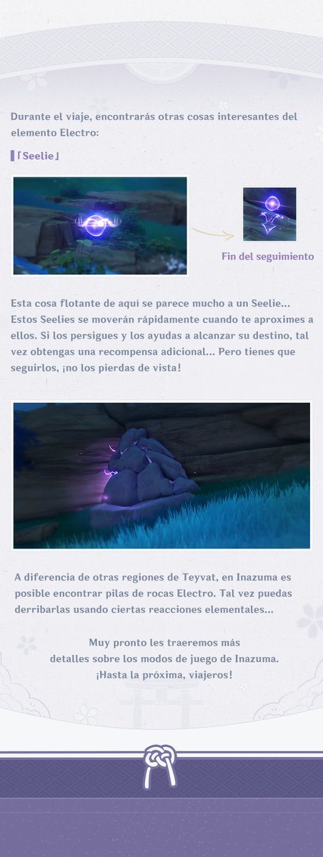 Player_Inn's tweet photo. 💜 Diario de Inazuma, primera edición. 💜

#GenshinImpact
#GNews https://t.co/rAxCFe5Sh2
