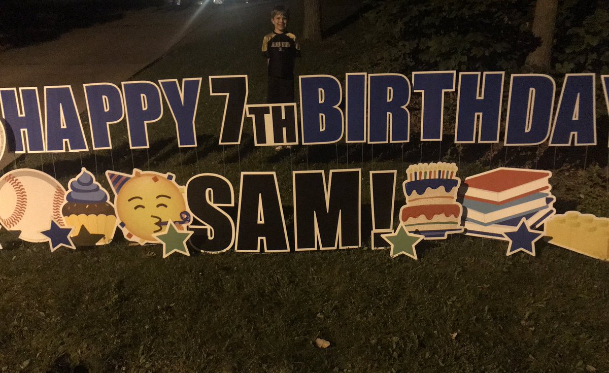 mkuensti's tweet photo. It’s been a fun 7/14/21! Started last night. Happy birthday to Super Sam! #multiplesof7 @JoshuaKuensting @IHOP #pool @jimmyjohns for lunch @tonyspizza for dinner! https://t.co/dkjpo8G58L