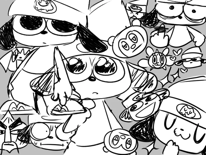 found this very old 2017 parappa sketch collage thingie
#ParappatheRapper #sketch #oldart 