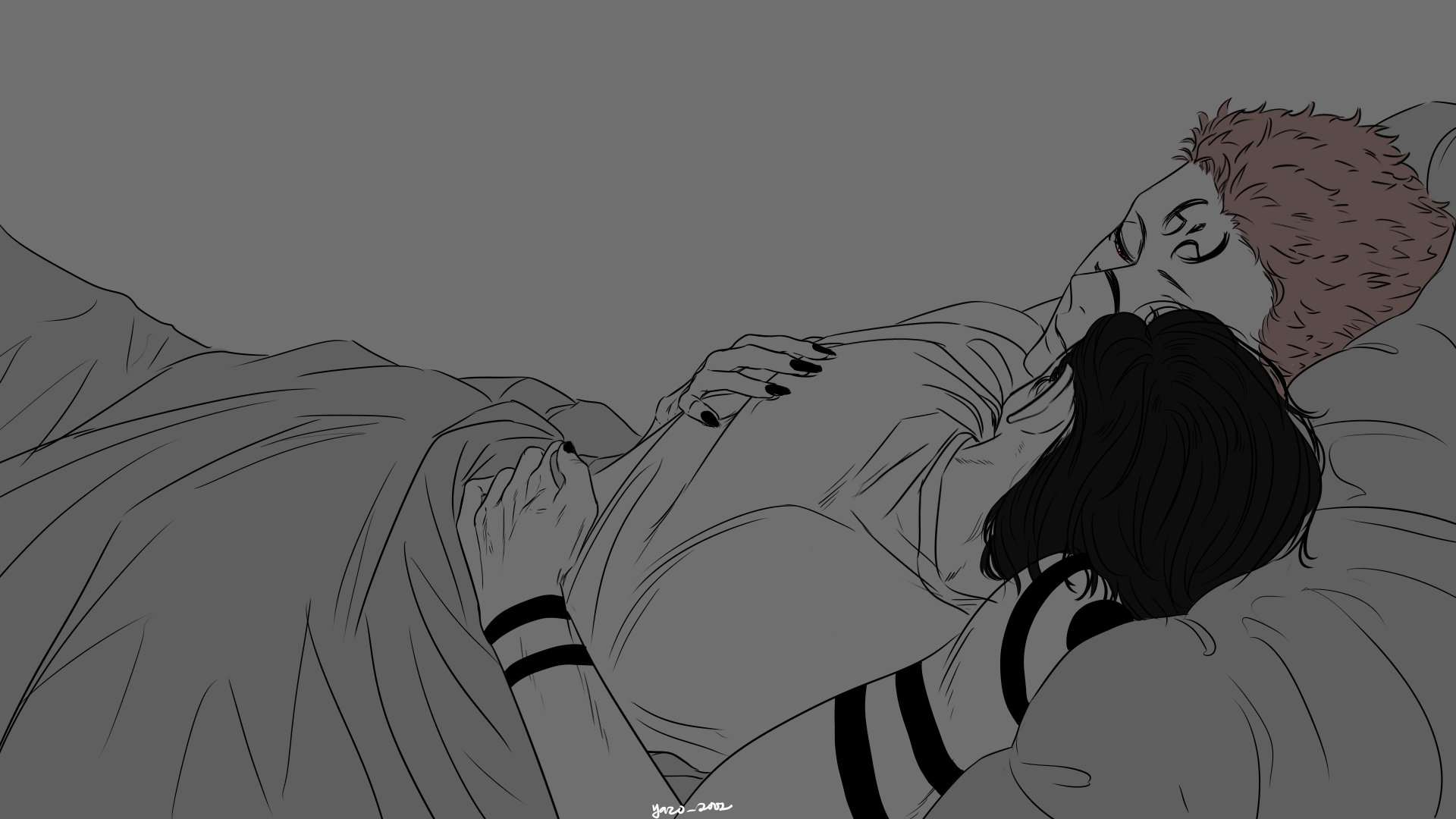 oshia_a🍷 on X: Sukuna x yn fanon Animation on my youtube:  t.coZhFXMcANFb t.coSWlabQehex  X