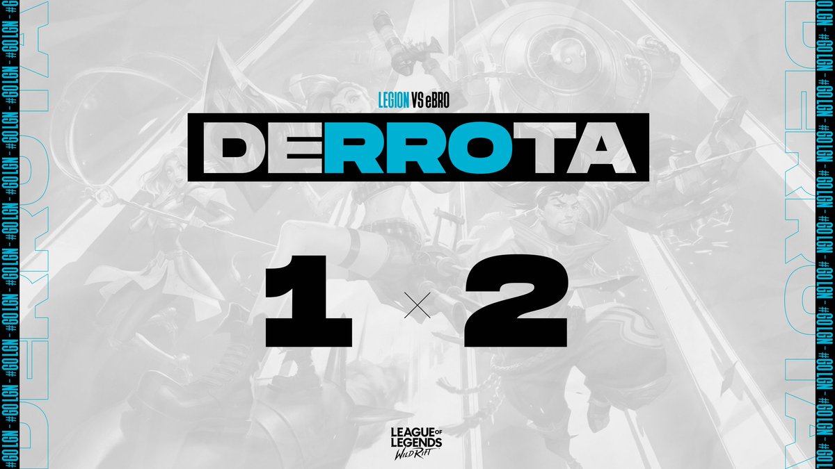 #WildRift ⚔️

Caemos en 16avos del #LolcitoSalvajeAbierto por 1-2 frente a los leones de <a href="/ebrogaming/">EBRO</a>.

#GoLGN 🐯