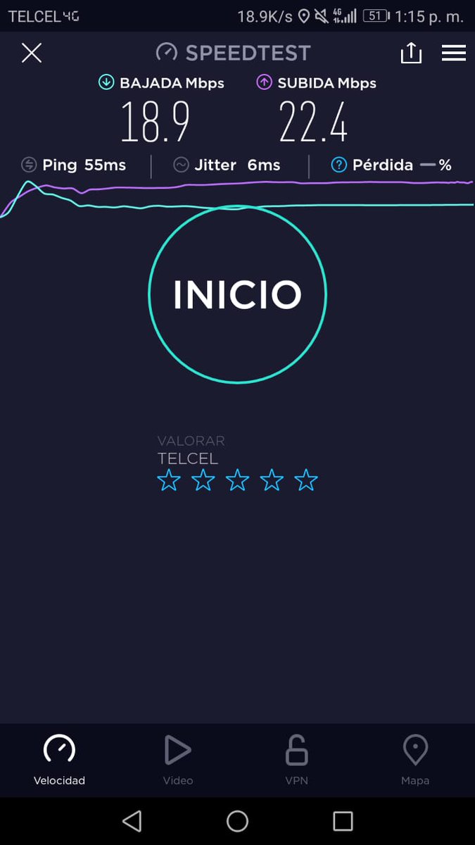 SimCelMx's tweet photo. Speedtest Telcel en B4 y B7 https://t.co/AjsqdwdKgN