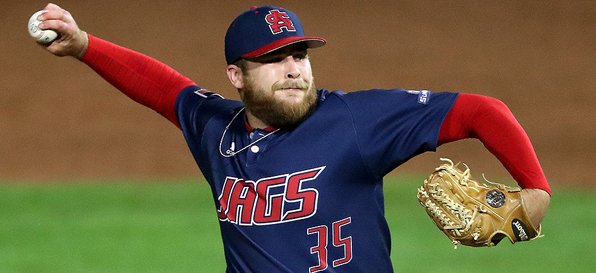 AA_Baseball's tweet photo. July 14 Transaction: @TheChicagoDogs signed RHP Jase Dalton (pictured, @jasedalton) and activated LHP Max Foody from the Injured List.

Photo: @wearesouth_bsb https://t.co/m11Y1ZYG1p
