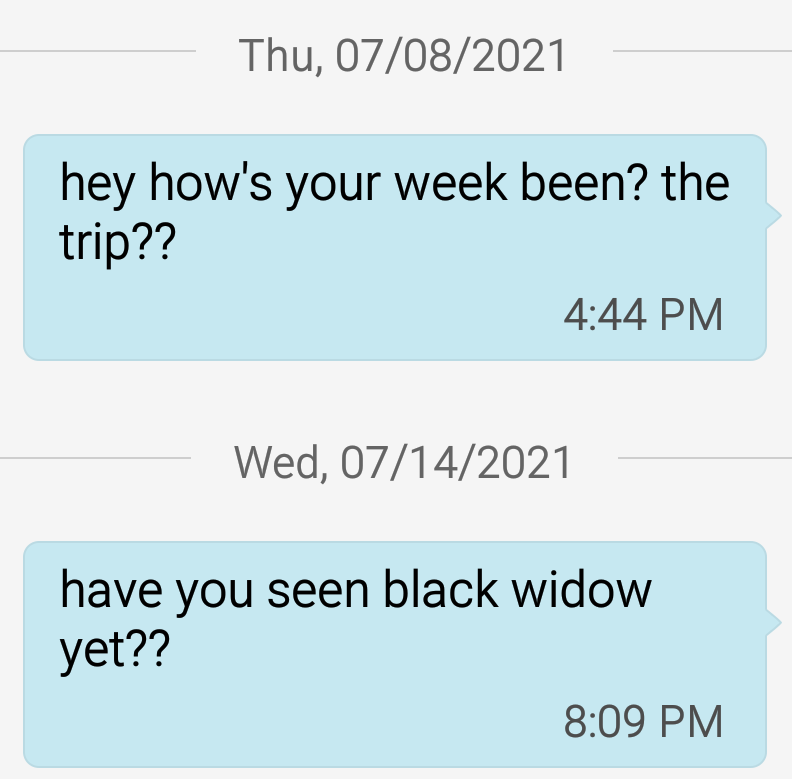 my method is to ignore the fact that she ghosted me for a week (even tho she got pissed at me for not texting her) and to just ask her questions until she responds😊😊