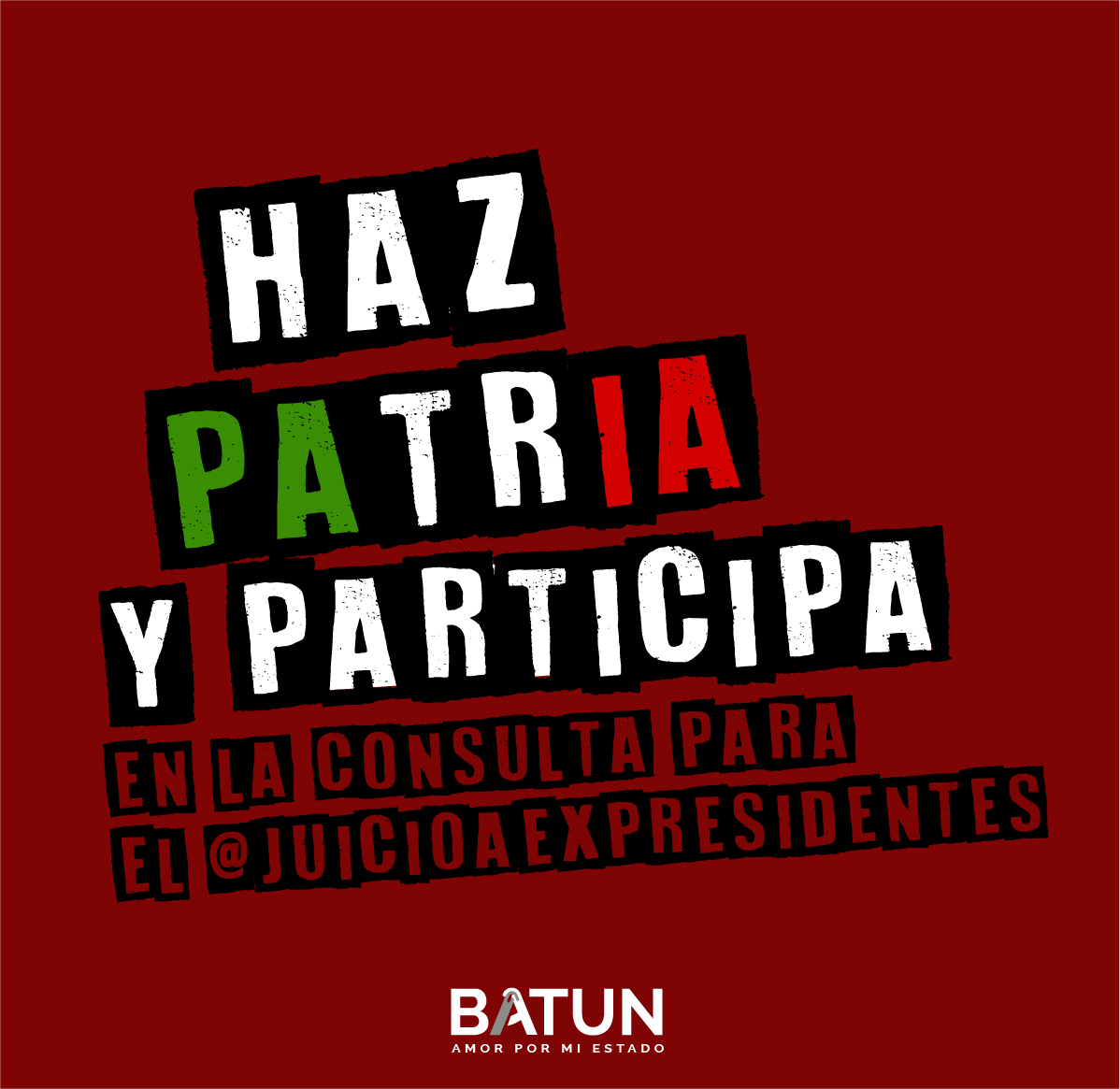 albertobatun_'s tweet photo. ✅Es momento de alzar la voz y hacerla valer en un evento histórico y transformador en el país. Este 1 de agosto, participa en la consulta popular para el #JuicioAExpresidentes y haz patria.
👉#YoConBatun
👉#ConElPuebloTodo
👉#SinelPuebloNada https://t.co/dKoWlGsSrt
