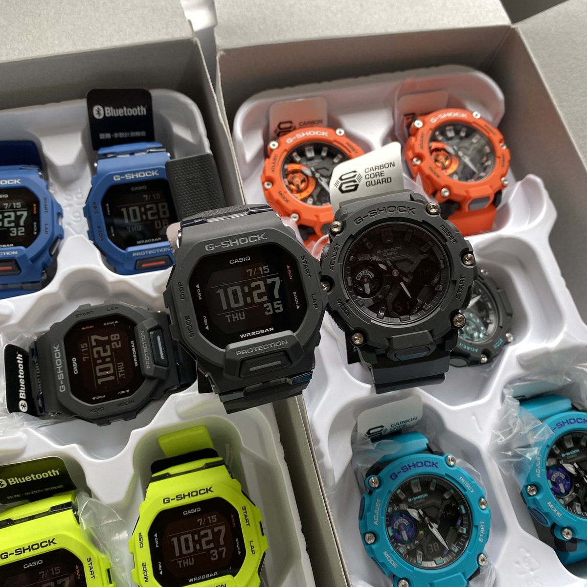 kuritawatch's tweet photo. 7月16日発売
G-SHOCK新製品
入荷しました‼️
https://t.co/twZvnwh0hD
#涌谷 #石巻 #大崎市古川 #大崎市 #登米市 #築館 #栗原市 #女川 #仙台 #時計 #電池交換 #時計ベルト #カシオ #GSHOCK #GBD200 #GA2200 https://t.co/VnzF3mk51f