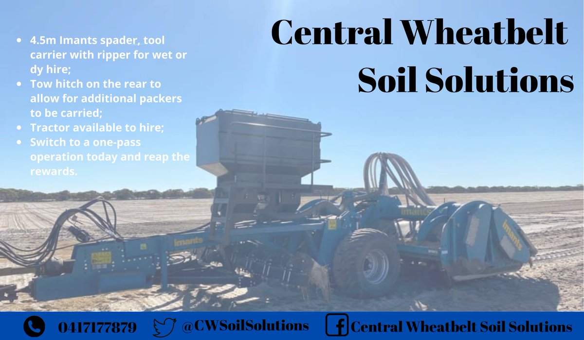 Central Wheatbelt Soil Solutions (@cwsoilsolutions) on Twitter photo 