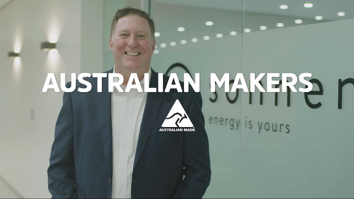 australianmade's tweet photo. AUSTRALIAN MAKERS: @sonnenAustralia is a highly innovative technology company pioneering the manufacturing of #AustralianMade solar home batteries in Elizabeth South, South Australia – helping Aussie households access smarter, cleaner energy from the sun. https://t.co/RpHCj0BymQ https://t.co/8wZit0Qa2a