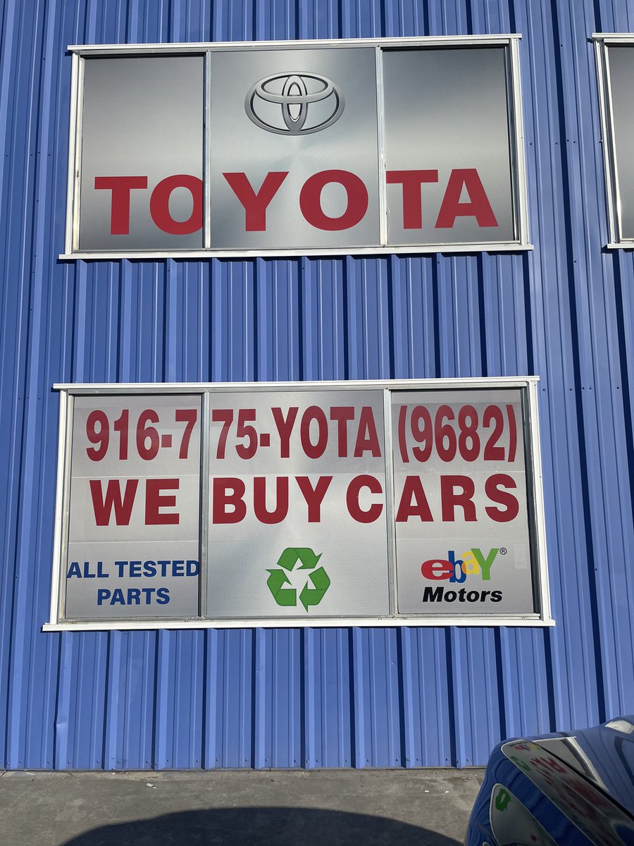SpeedproSacCA's tweet photo. A toast and cheers to the grand opening of your store Yota Autoparts! It was a privilege rebranding your store and making your signage. We wish you success!! https://t.co/0r9qd4h5BT