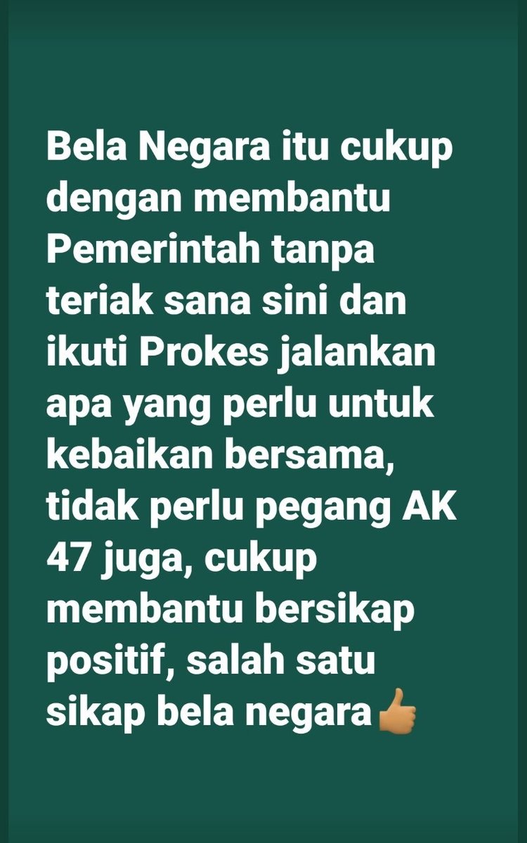 Anoviansyah5's tweet photo. Sudah banyak kaum nyinyiran sekarang, cukup sudah jangan ditambah lagi, untuk Indonesia sehat tetap patuhi prokes dan anjuran pemerintah, Semangat Sehat semua . . . https://t.co/kQTFtZkHbi