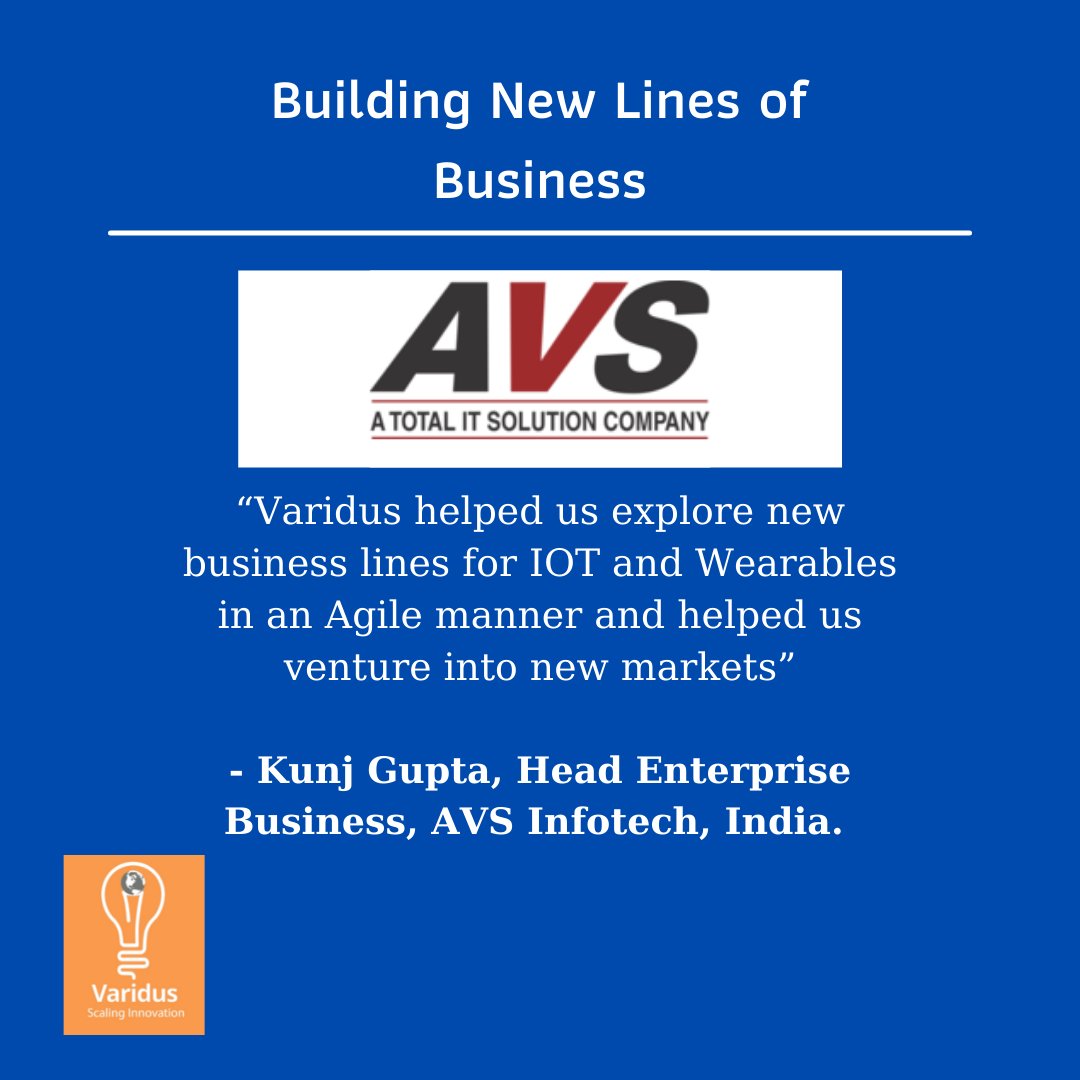 VaridusSG's tweet photo. We love hearing about what our customers have to say about us almost as much as we love helping them break into new markets! 
#Varidus #AVSInfotech #partnership #business #breakthrough #IoTCommunity https://t.co/UXF1l42lV8
