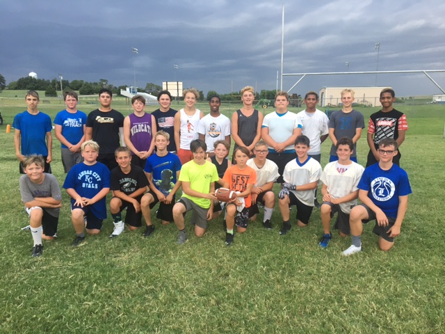 2021 Junior High Football Camp, great group of boys and excited for the season! #STAYHUNGRY