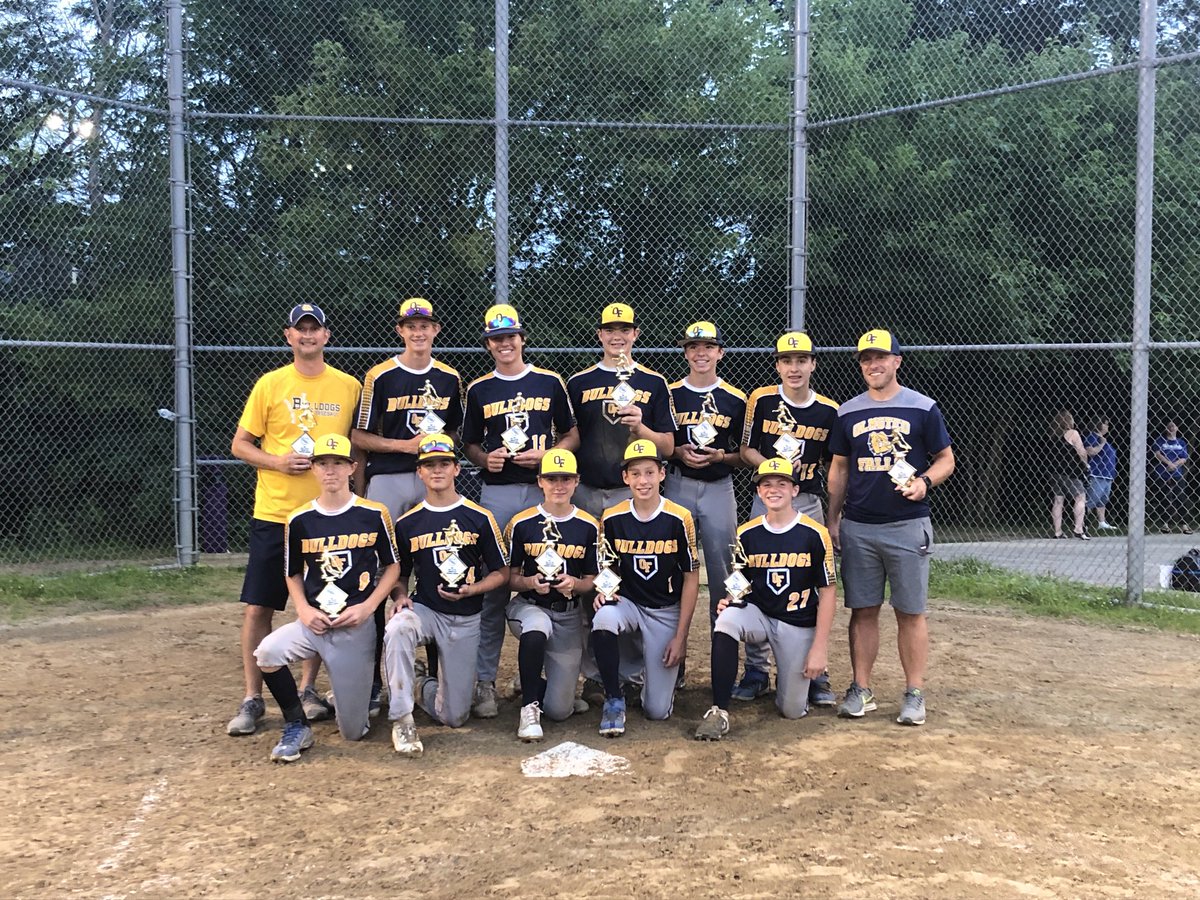 Congratulations to the U14 OF Bulldogs for winning the CVBA Plus Tournament!
⁦@baseball_OFHS⁩  #howboutthembulldogs