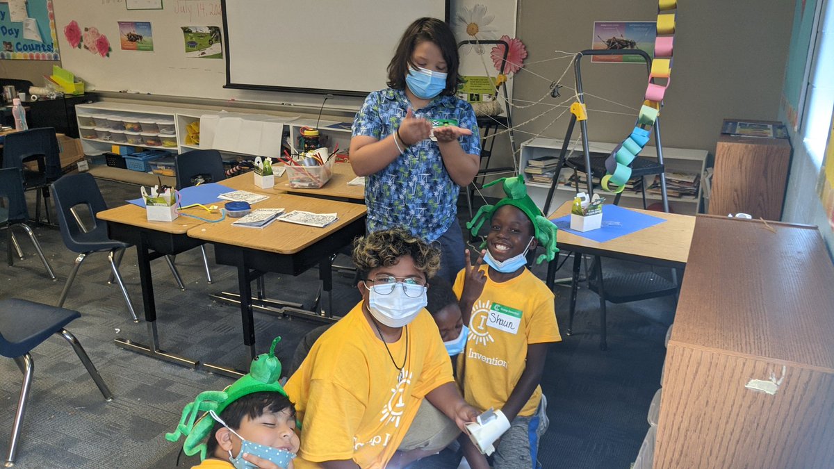 jjkraus1's tweet photo. Inventors creating, problem solving and developing solution! The joy, energy, and enthusiasm is contagious! Camp invention! @MrsHetzelSMSD @d_alphson @CampInvention https://t.co/4ai9Sx1EUI