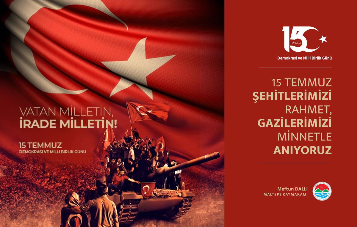 #15Temmuz
#TürkiyeGeçilmez🇹🇷
#VatanMilletinİradeMilletin