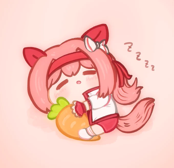 おねんねウララ(再掲)#ウマ娘 