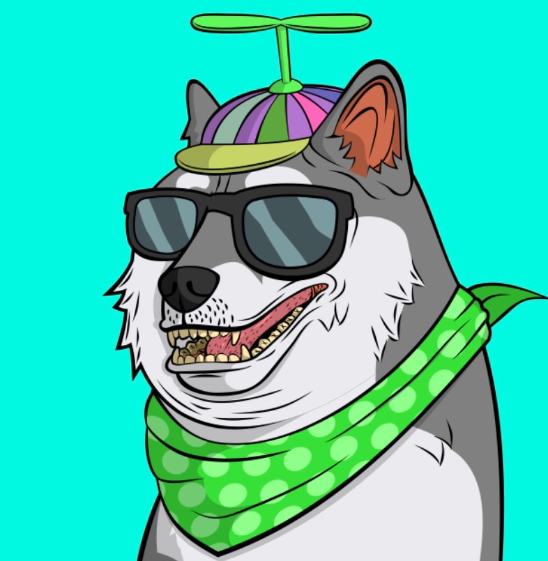 GameOnLock925's tweet photo. SHEESSSH @TheDogePoundNFT !! Doge #986 reporting for duty. I'm a goofy, stoney pup🐶wearing his stunna shades inside rockin his propeller hat like a G

Wen Moon?🚀Starts NOW! 

@dogecoin @elonmusk @davidgokhshtein 

#TheDogePound #NFT $DOGE #DOGE #DogeArmy

Shoutout @Topshotbabe https://t.co/TWgTJ01SmC