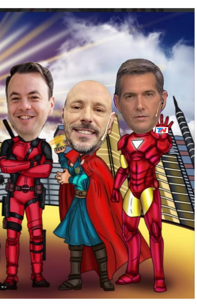 YLS2011's tweet photo. Los Superhéroes De La Gente (Ganadores Del Mes De Junio). Gracias Por Hacernos Reír Cada Madrugada. @fmercuriali @javierfabracci @JuanButvilofsky @El_PaseTN @redespiertostn https://t.co/wH9Rqb2i4f