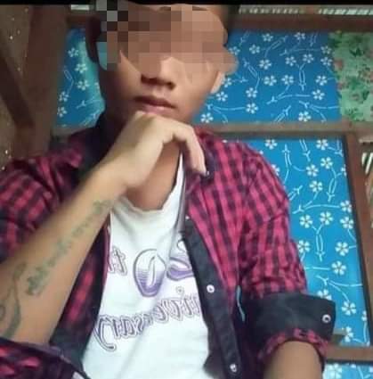 Revolut56180534's tweet photo. The young man was shot in the head with Tumi gun by the terrorists .  It is believed that the local militia may also be involved with the terrorist military in the crackdown.
 #WhatsHappeningInMyanmar #July15Coup https://t.co/hO6vADEbRh