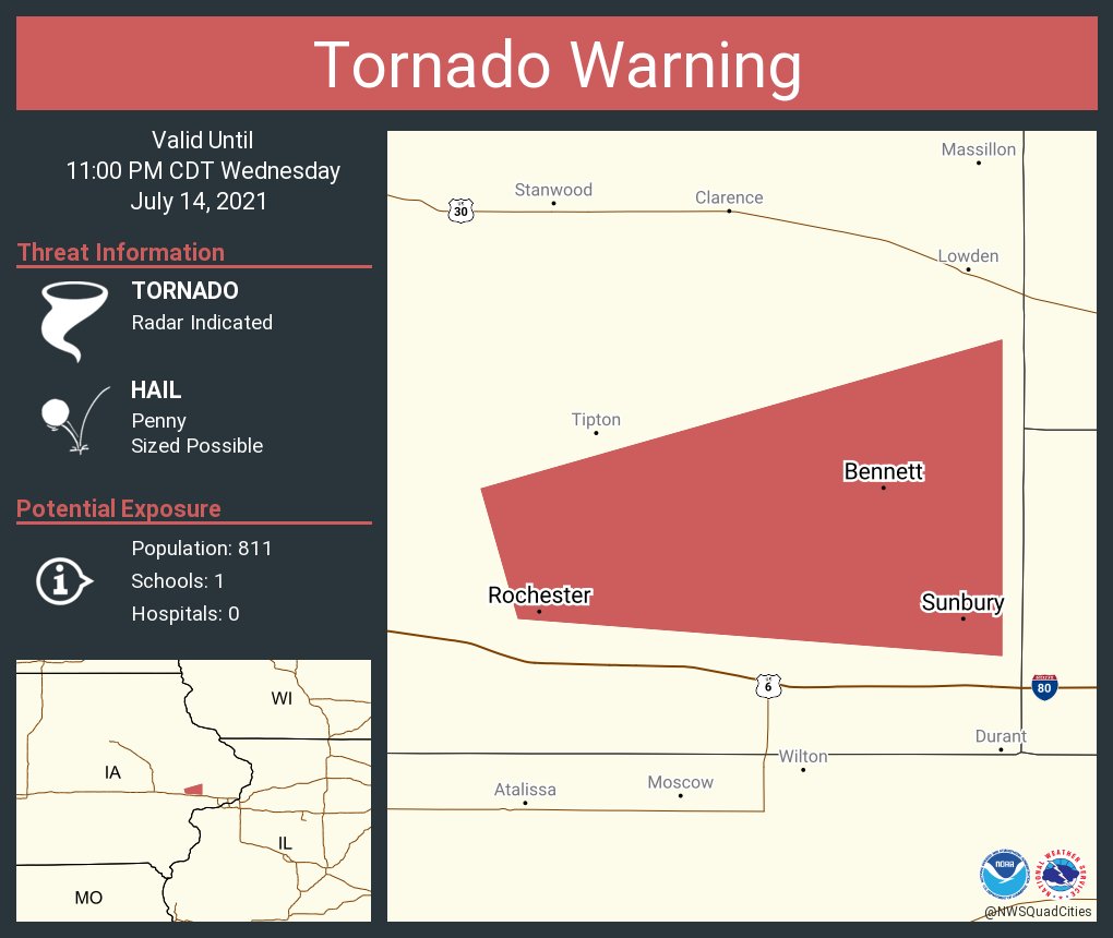 NWS Tornado tweet media